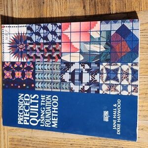 VINTAGE Precision Pieced Quilts Using The Foundation Method Softcover Book